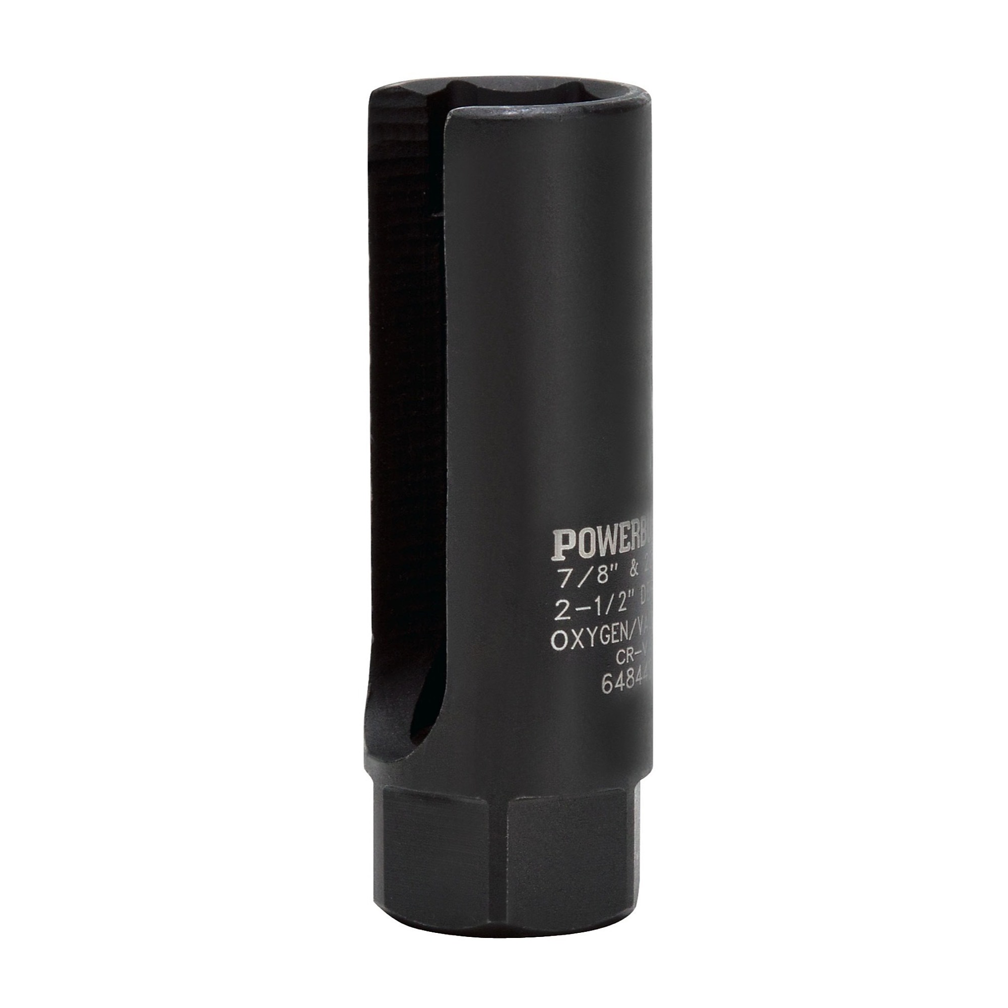 Powerbuilt, 1/2 Inch Drive 7/8 Inch 22 MM Oxygen O2 Sensor Socket, Model # 648442